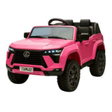 MYTS Girl's Lexus GX550 Licensed Ride-On Jeep 12V - Pink