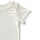 Anvi Baby Organic Bamboo Spandex Bodysuit - White