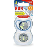 Nuk Space Night Silicone 6M-18M - Pack of 2