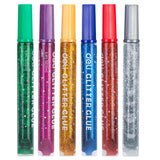 Deli Glitter Glue 12mlx6 Assorted EA71101