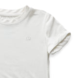 Anvi Baby Bamboo Spandex T-Shirt 2Y-4Y - White