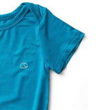 Anvi Baby Organic Bamboo Spandex Bodysuit - Blue