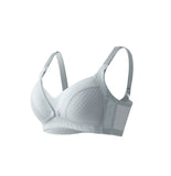 Okus Comfy Cotton Maternity & Nursing Bra - Light Grey - Laadlee