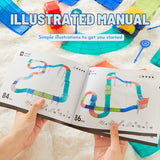 Mideer Grooved Magnetic Tiles - Racing Track