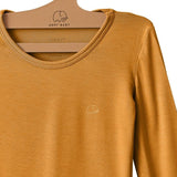 Anvi Baby Bamboo Spandex Pajama 2Y-4Y - Mustard