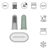 Matchstick Monkey Finger Toothbrush and Case Lion and Giraffe (Pack of 2)