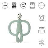 Matchstick Monkey Teether No Tail - Mint Green