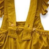 Anvi Baby Bamboo Ruffle Romper - Mustard