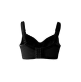 Okus Comfy Cotton Maternity & Nursing Bra - Black - Laadlee