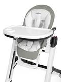Peg Perego Siesta Follow Me Multifunction Ultra Compact High Chair - Ginger/ Grey