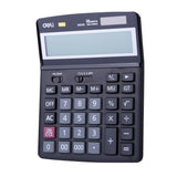 Deli Calculator Plastic 16 Digits Black 39259