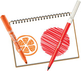 Luxor Art and Hobby Pens Assorted Ink & Marker - Pack of 22