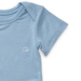 Anvi Baby Organic Bamboo Spandex Bodysuit - Celestial Blue