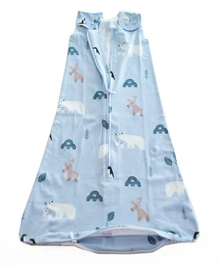 Tickle Tickle Organic Cotton Sleeping Bag | 78Cm - Snuggly SnowFluffs - Laadlee