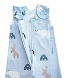 Tickle Tickle Organic Cotton Sleeping Bag | 78Cm - Snuggly SnowFluffs - Laadlee