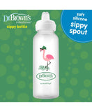 Dr. Brown's PP Narrow Sippy Spout Bottle - Flamingo - 250ml - Laadlee