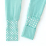 Anvi Baby Organic Zipper Sleepsuit- Glacier - Blue