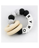 Desert Chomps Personalized Teether Solo - Mono