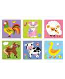 Viga 6-Side Cube Puzzle - Farm Animals