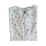 Tickle SnuggleSnapes Organic Short Zip Baby Playsuit
