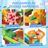 Feelo Whale Slide Run Big Building Blocks - 97pcs