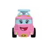Evo Foot to Floor Ice Cream Van Ride on - Pink & Blue