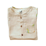 Tickle Lil Sea Sparkle Muslin Baby Romper