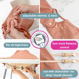 Bibado Coverall Weaning Bib - Terracotta