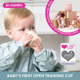 Bibado Sippit Silicone Open Trainer Cup Pack of 2 - Fawn