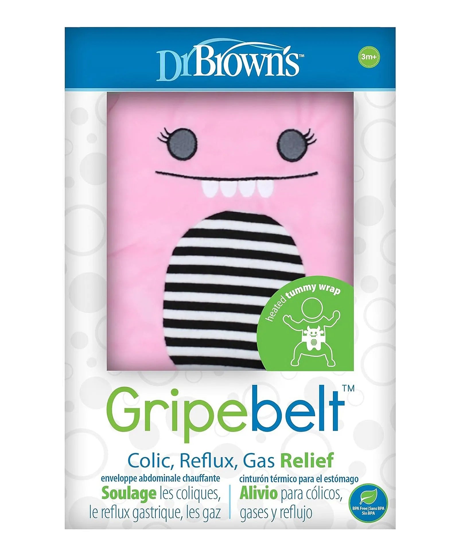 Dr. Brown's Gripebelt - Pink - Laadlee
