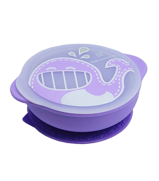 Marcus & Marcus - Suction Bowl with Lid - Willo - Laadlee