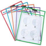 Learning Resources Write And Wipe Pockets (Set Of 5)