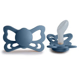 Frigg Butterfly Anatomical Silicone Baby Pacifier 0M-6M ,Pack of 1 , Ocean View - Size 1