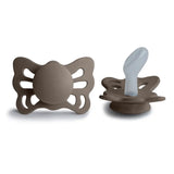 Frigg Butterfly Anatomical Silicone Baby Pacifier 6M-18M ,Pack of 1 , Portobello - Size 2