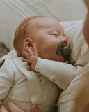 Frigg Lucky Symmetrical Silicone Baby Pacifier 6M-18M ,Pack of 1 , Portobello - Size 2