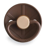 Frigg Little Viking Latex Baby Pacifier 0M-6M ,Pack of 1 , Bjorn Cocoa - Size 1