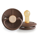 Frigg Little Viking Latex Baby Pacifier 6M-18M ,Pack of 1 , Bjorn Cocoa - Size 2