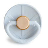 Frigg Little Viking Latex Baby Pacifier 6M-18M ,Pack of 1 , Knud Powder Blue - Size 2