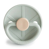 Frigg Little Viking Silicone Baby Pacifier 6M-18M ,Pack of 1 , Holger Sage - Size 2