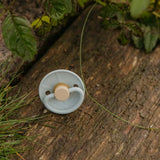 Frigg Round Latex Baby Pacifier 0M-6M Pack of 4 Skyline Serenity - Size 1