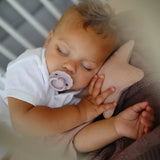 Frigg Round Latex Baby Pacifier 0M-6M Pack of 4 Sunset Bliss - Size 1