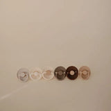 Frigg Round Latex Baby Pacifier 6M-18M Pack of 6 Earhty Wonder - Size 2