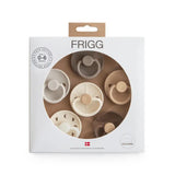 Frigg Round Silicone Baby Pacifier 0M-6M Pack of 6 Earhty Wonder - Size 1