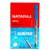 Nataraj Surfer Fine Ball Pen 0.7mm (Pack of 50) - Blue