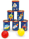 Scratch Europe Tin Can Game Big Bang, With 6 Tin Cans