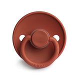 Frigg Daisy Silicone Baby Pacifier 0-6M, 2Pack, Croissant Night/Rose Gold - Size 1 - Laadlee