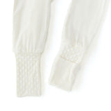 Anvi Baby Organic Zipper Sleepsuit - Daisy White