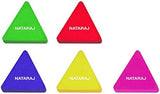Nataraj Trikone Eraser Assorted 25Pcs Mini Jar