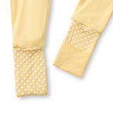 Anvi Baby Organic Zipper Sleepsuit - Lemon
