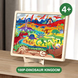 Mideer Dinosaur Kingdom Wooden Puzzle - 100pcs